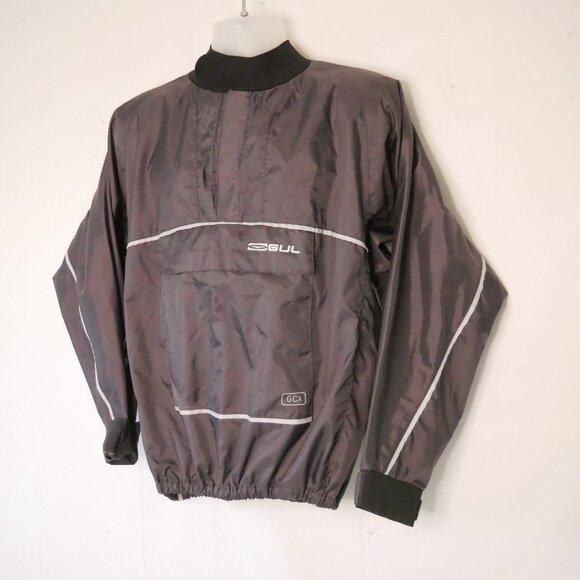 GUL Mens Black/Gray Spray Top V- Neck Size Small - Picture 3 of 8